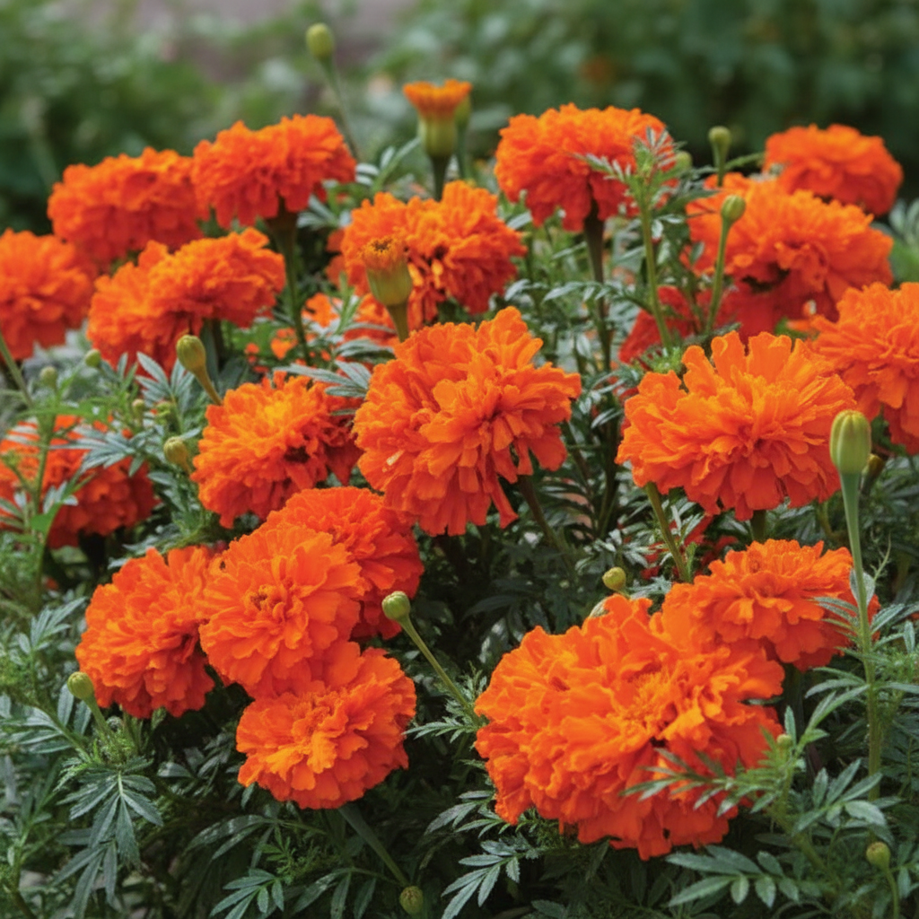 Tagetes erecta Kees Orange - Afrikaantje bloemen